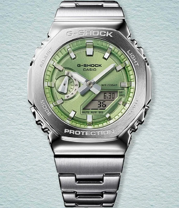Men's Formal Event Style Men's Digital Watches-Metal Covered G-Steel GM2110D