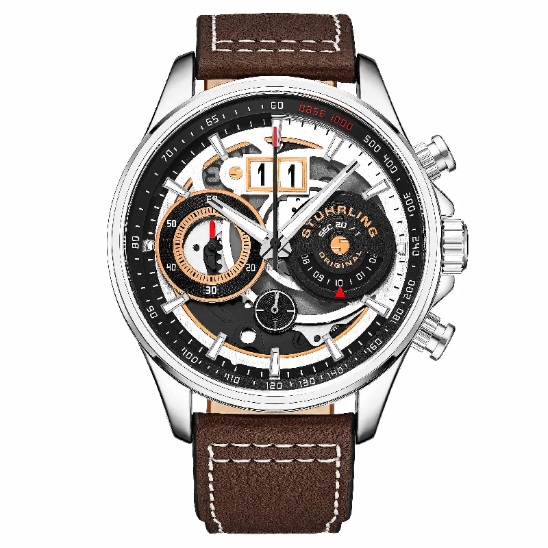 Men's Field Watches British Made Edition-Ace Aviator Chronograph & Tachymeter 923 Quartz 45mm