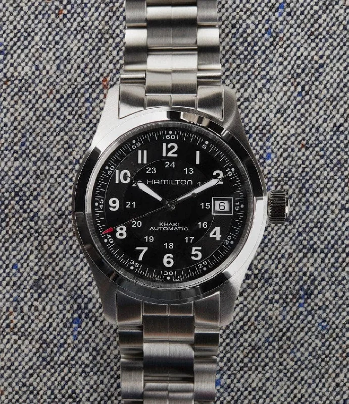 Men's Waterproof Digital Watches-Khaki Field Auto