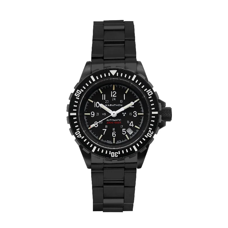 Men's Mechanical Watch Clearance-41mm Anthracite Large Diver's Automatic (GSAR) with Stainless Steel Bracelet Men's Mechanical Watch Clearance-41mm Anthracite Large Diver's Automatic (GSAR) with Stainless Steel Bracelet