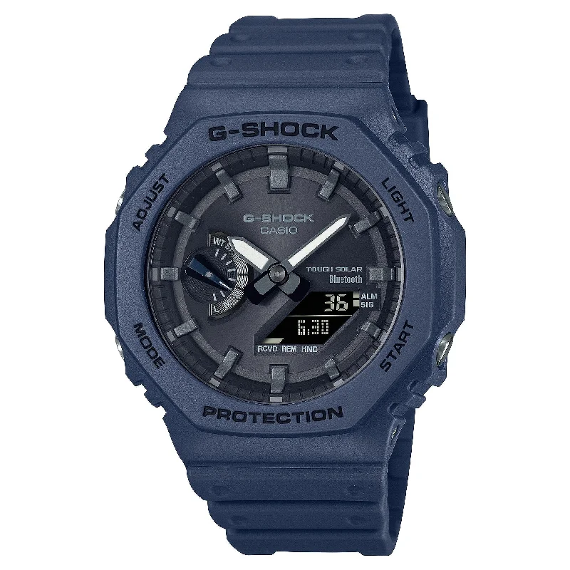Men's Classic Design Sports Watches-Orologio G-Shock blu GA-B2100-2AER a carica solare e bluetooth Men's Classic Design Sports Watches-Orologio G-Shock blu GA-B2100-2AER a carica solare e bluetooth