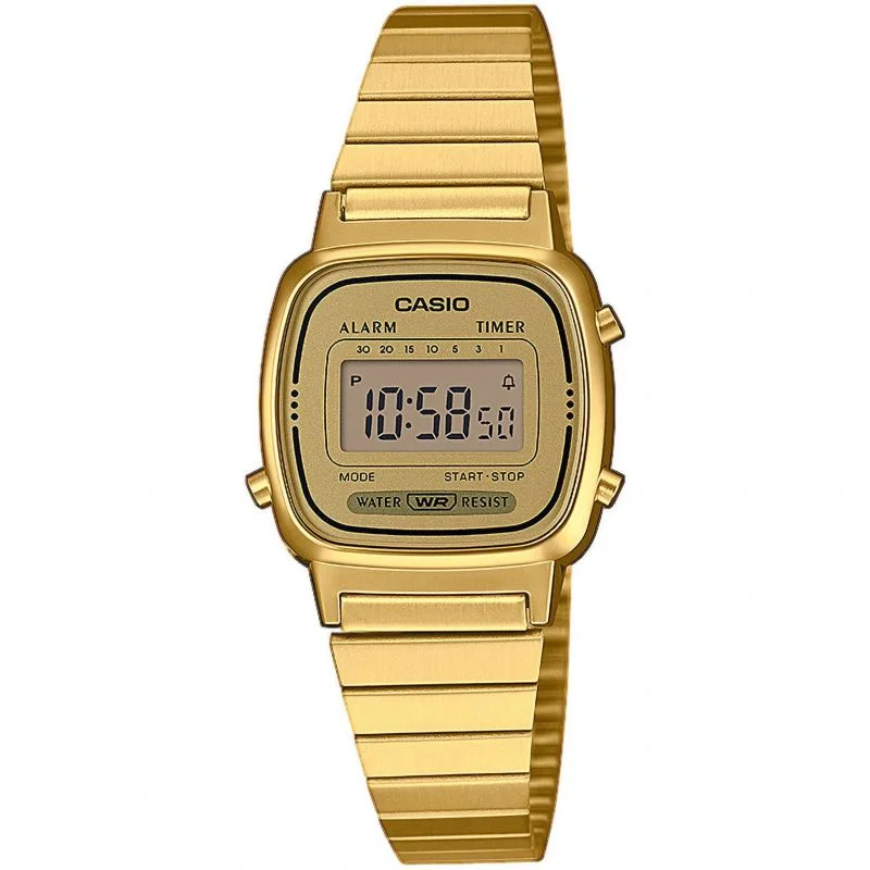 Men's Classic Watch Engagement Edition-Casio Ladies Watch Digital Vintage Classic Flat Link Gold LA670WGA-9DF Men's Classic Watch Engagement Edition-Casio Ladies Watch Digital Vintage Classic Flat Link Gold LA670WGA-9DF