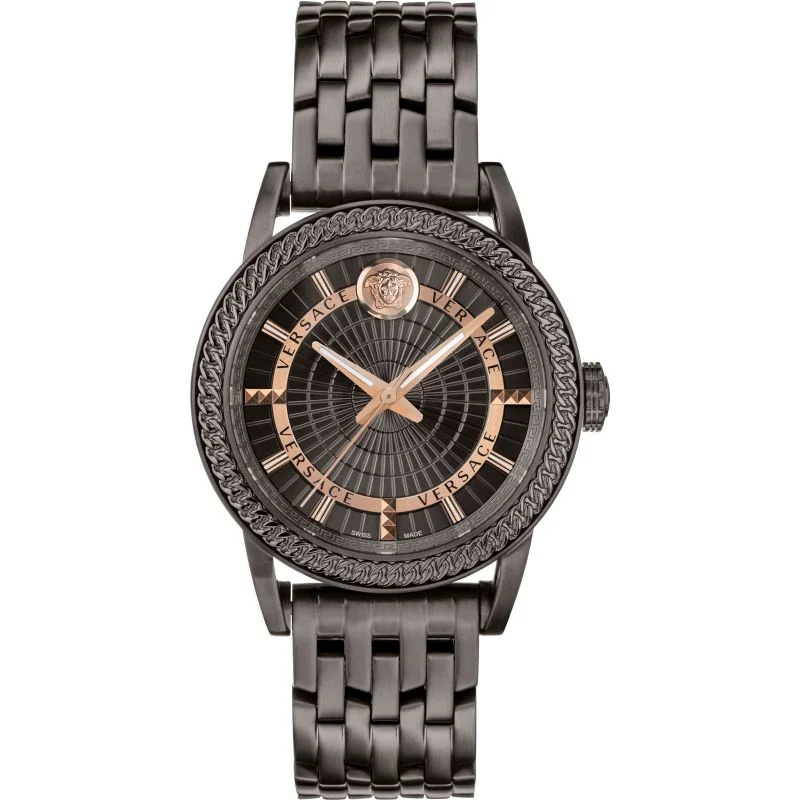 Men's Swiss Watch Wedding Edition-Versace Code IPGun Men's Black Watch VEPO00520