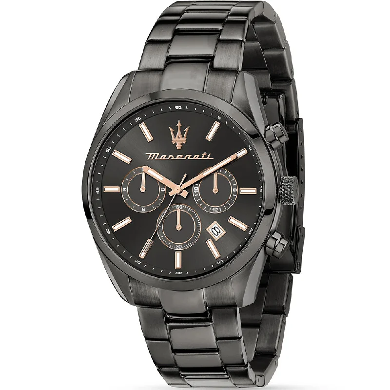 Men's Mechanical Movement Style Men's Digital Watches-Maserati R8853151001 Attrazione Multi-Function Men's Mechanical Movement Style Men's Digital Watches-Maserati R8853151001 Attrazione Multi-Function