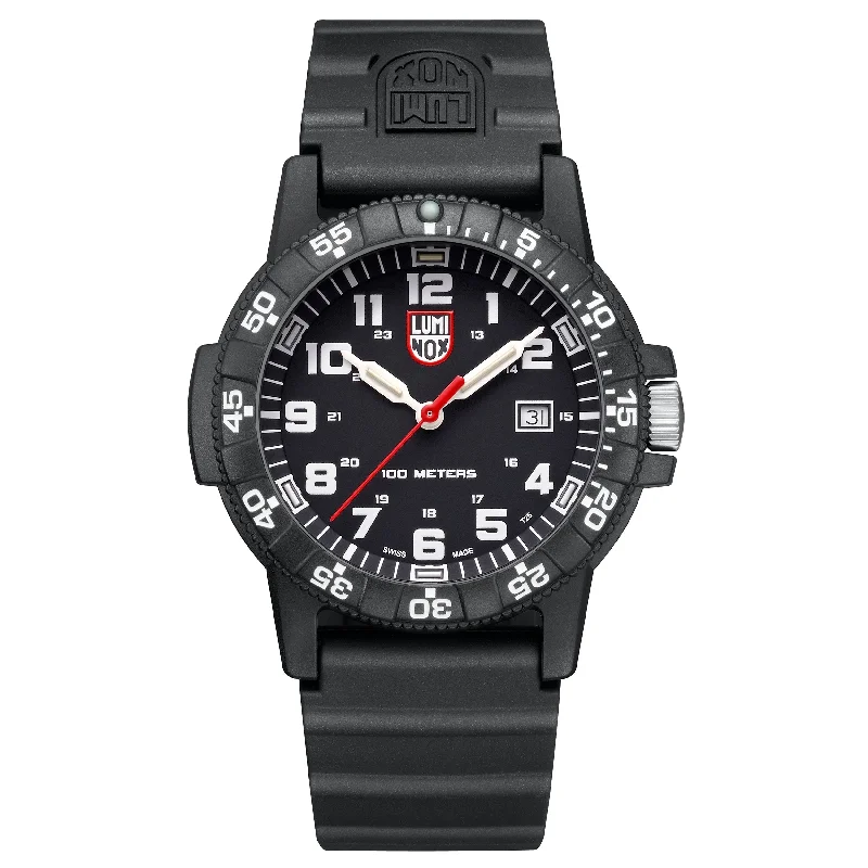 Professional Men's Dive Watches -Luminox Leatherback Sea Turtle Men's Black Watch XS.0321.L
