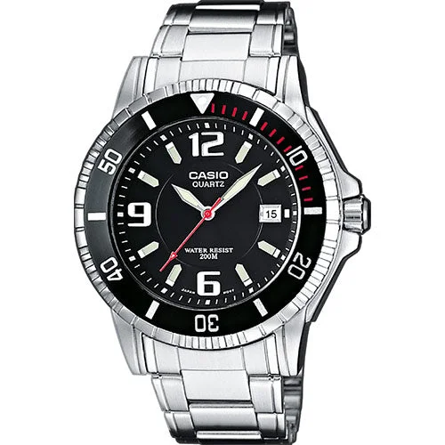 Men's Solar Powered Style Sports Watches-Orologio Casio MTD-1053D-1AVES quadrante nero Men's Solar Powered Style Sports Watches-Orologio Casio MTD-1053D-1AVES quadrante nero