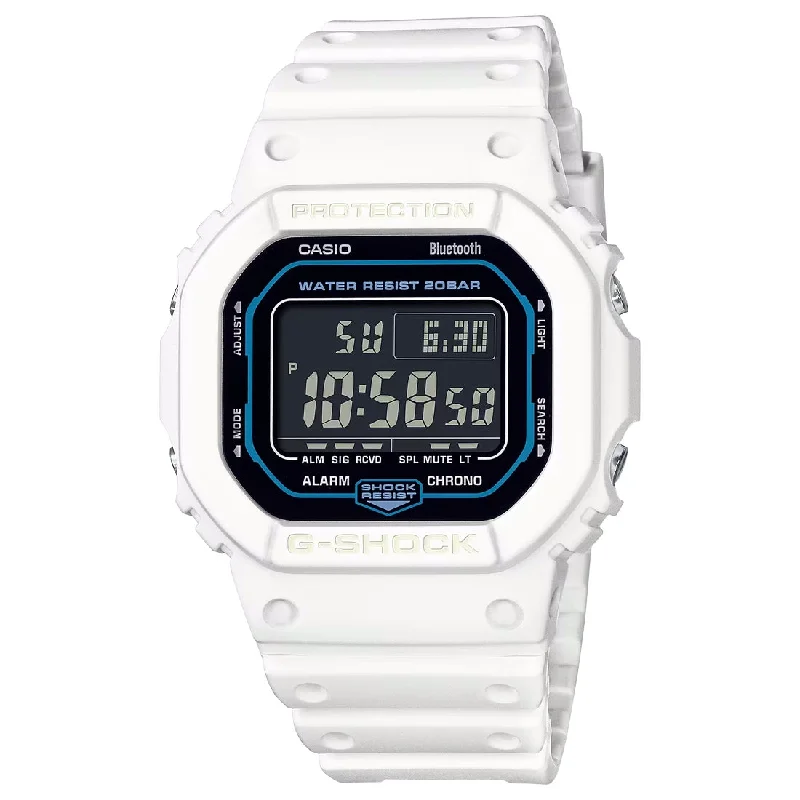 Men's Thin Case Style Sports Watches-Orologio G-Shock DW-B5600SF-7ER digitale bianco