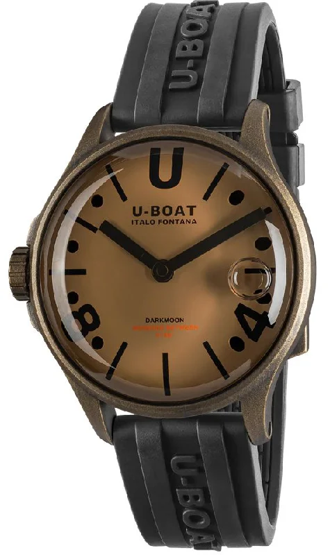Men's Swiss Valentine's Day Edition-U-Boat Men's Watch Darkmoon 40mm Bronze Black 9547