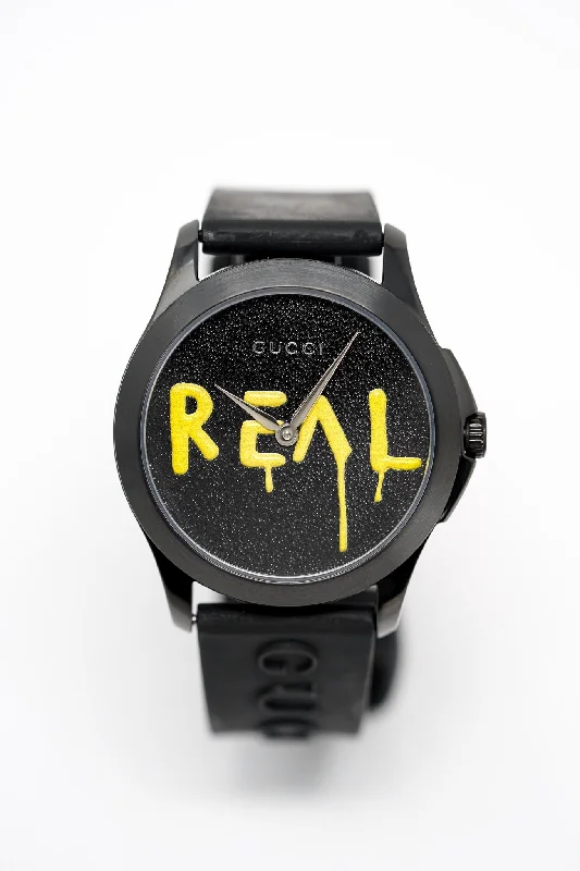 Unisex Office Wear Design Watches-Gucci Watch G-Timeless 38mm Real Black Yellow YA1264017 Unisex Office Wear Design Watches-Gucci Watch G-Timeless 38mm Real Black Yellow YA1264017