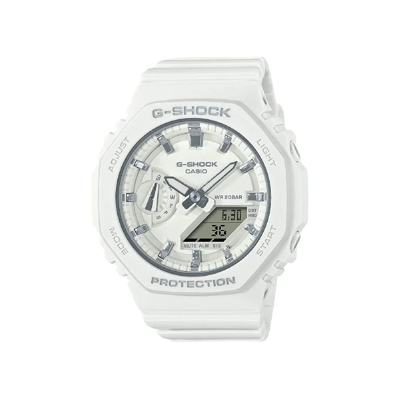 Women's American Made Style Mechanical Watches-Orologio G-Shock piccolo da donna GMA-S2100-7AER bianco Women's American Made Style Mechanical Watches-Orologio G-Shock piccolo da donna GMA-S2100-7AER bianco