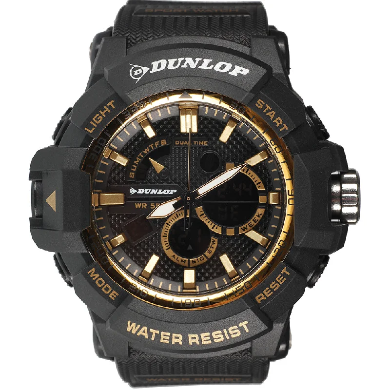 Mens German Made Smart Watches-Dunlop DUN295-G01 Multi-Function Sports