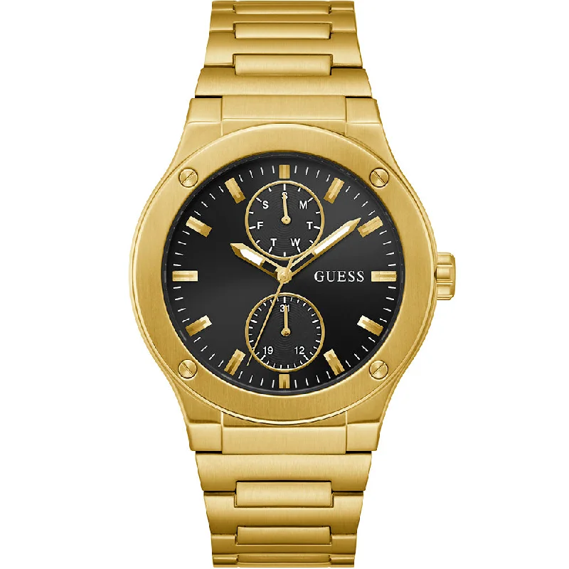Men's Thick Case Digital Watches-Guess Jet GW0795G4 Multi-Function