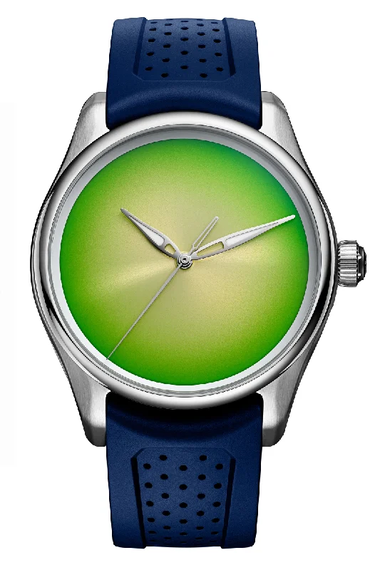 Men's International Brand Dress Watches-H. Moser & Cie Pioneer Centre Seconds Concept Citrus Green 3201-1204
