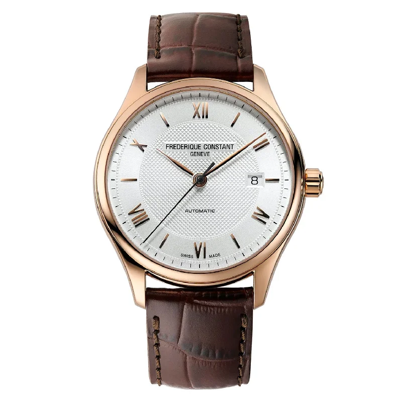 Men's New Year's Eve Design Men's Watches-Frederique Constant Automatic Watch Classic Index Rose Gold FC-303MV5B4 Men's New Year's Eve Design Men's Watches-Frederique Constant Automatic Watch Classic Index Rose Gold FC-303MV5B4