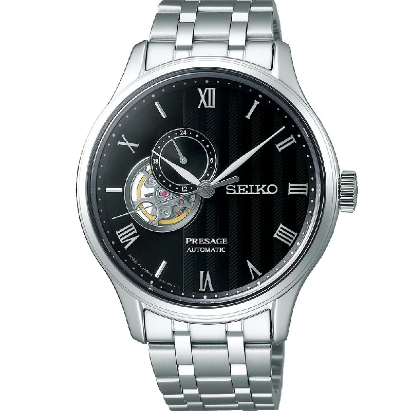 Men's Rectangular Case Design Digital Watches-Seiko Presage SSA377J