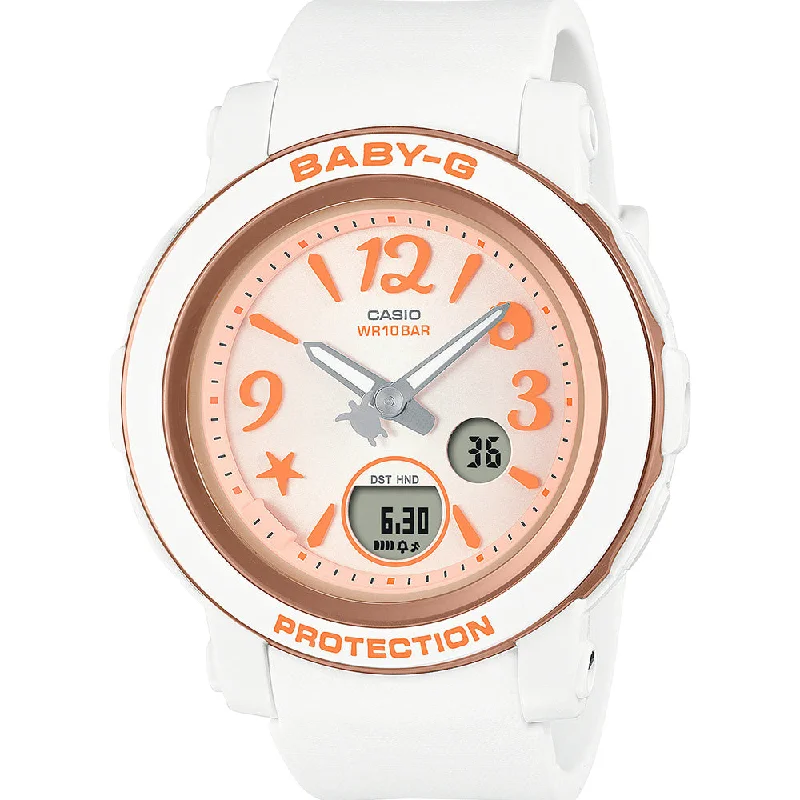 Women's Solar Powered Dress Watches-Baby G BGA290US-4A