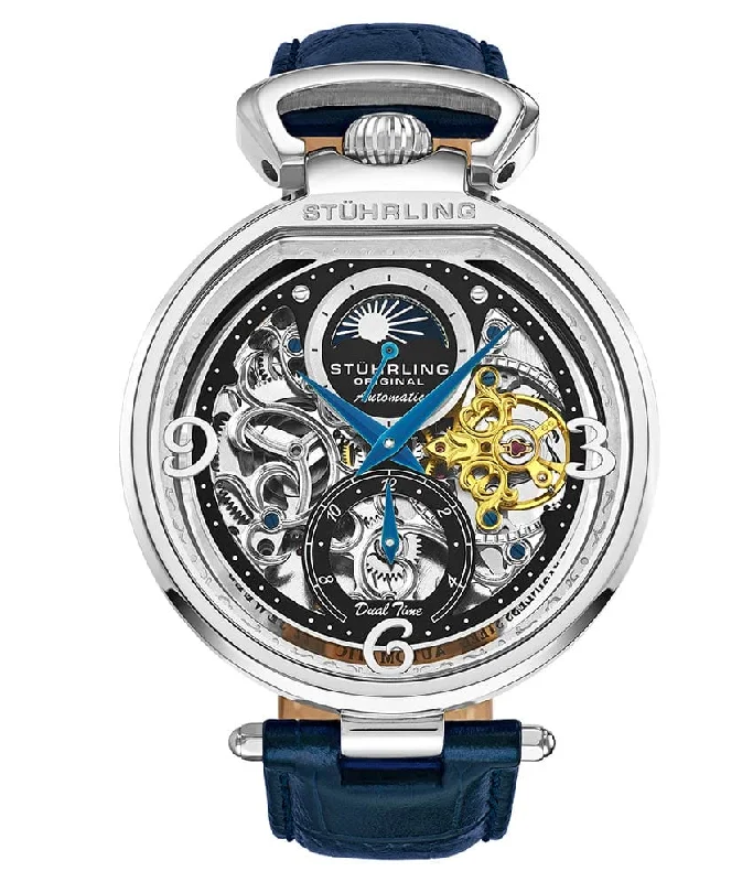 Men's Heritage Watch Office Wear Edition-Modena 889 Automatic 46mm Skeleton
