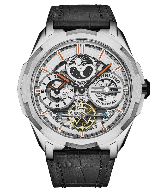 Men's Heritage Watch Brands-Dual Time Automatic Navigator 46mm Skeleton