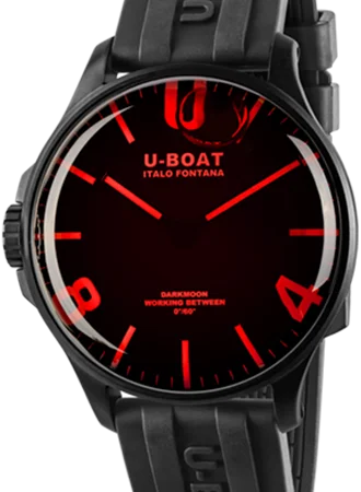 Men's Occasional Style Dress Watches-Darkmoon 44mm Red IPB Ref. 8466/B