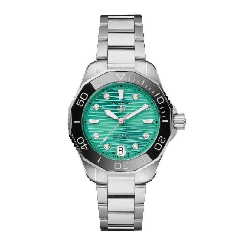Men's Swiss Limited Edition-Tag Heuer Aquaracer Professional 300 Ladies Turquoise Watch WBP231K.BA0618