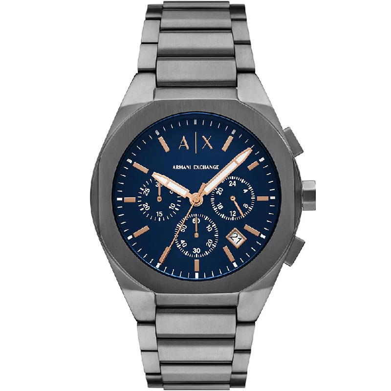 Men's Cushion Case Design Digital Watches-Armani Exchange Rafael AX4182 Chronograph