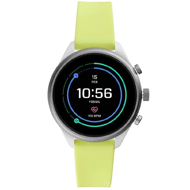 Unisex Fashionable Style Watches-Fossil FTW6028 Neon Gen 4 Sport Smartwatch