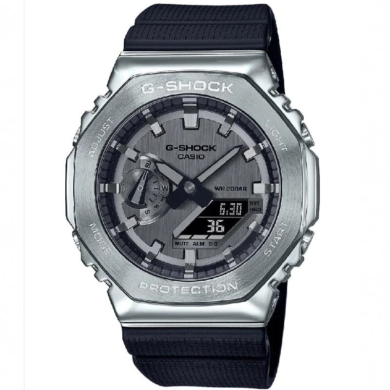 Men's Classic Watch Brands-Casio G-Shock Men's Classic Metal Watch GM-2100-1AER