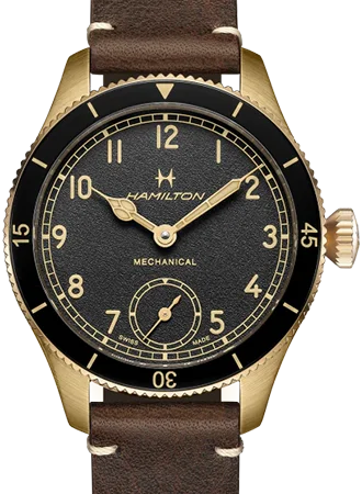 Men's Day-Date Field Watches-Khaki Aviation Pilot Pioneer Bronze Ref. H76709530