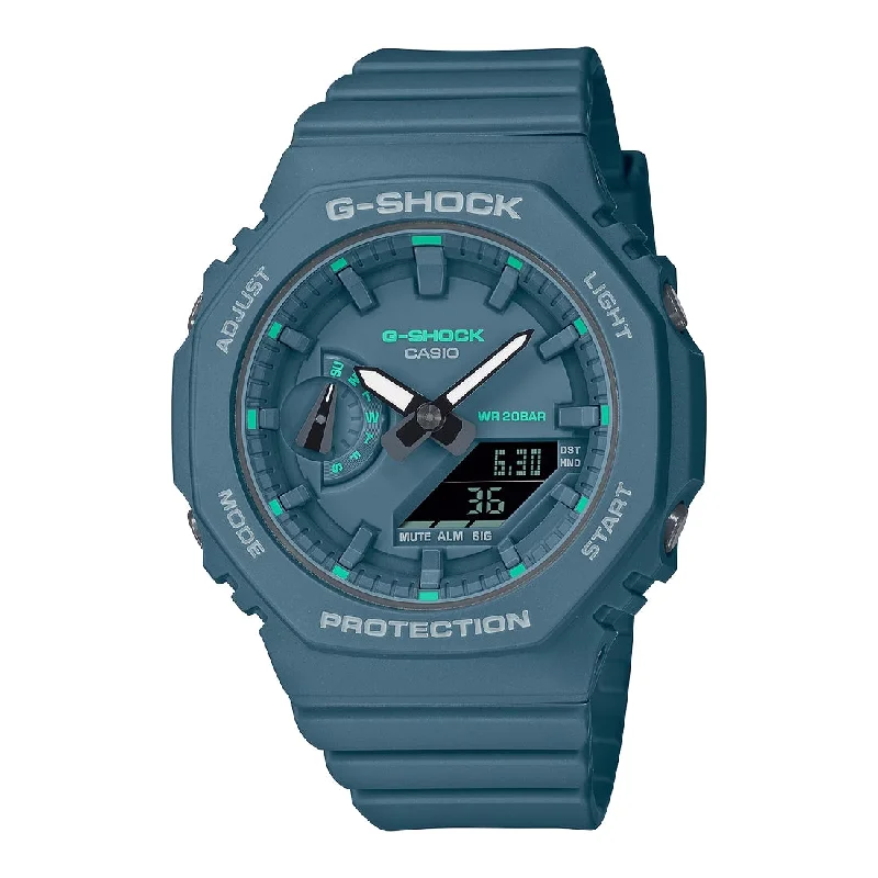 Women's Mechanical Watch Cushion Case Edition-Orologio G-Shock da donna GMA-S2100GA-3AER ottanio