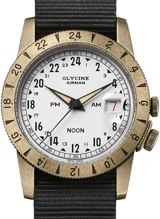 Men's Field Watches Limited Edition-Airman Vintage NOON Aged White Ref. GL0378