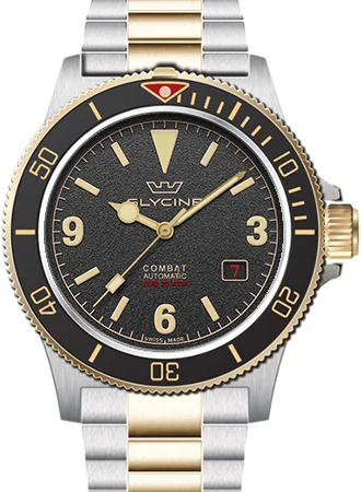 Men's Minimalist Dress Watches-Combat SUB 42 Vintage Bi-Color Ref. GL0259