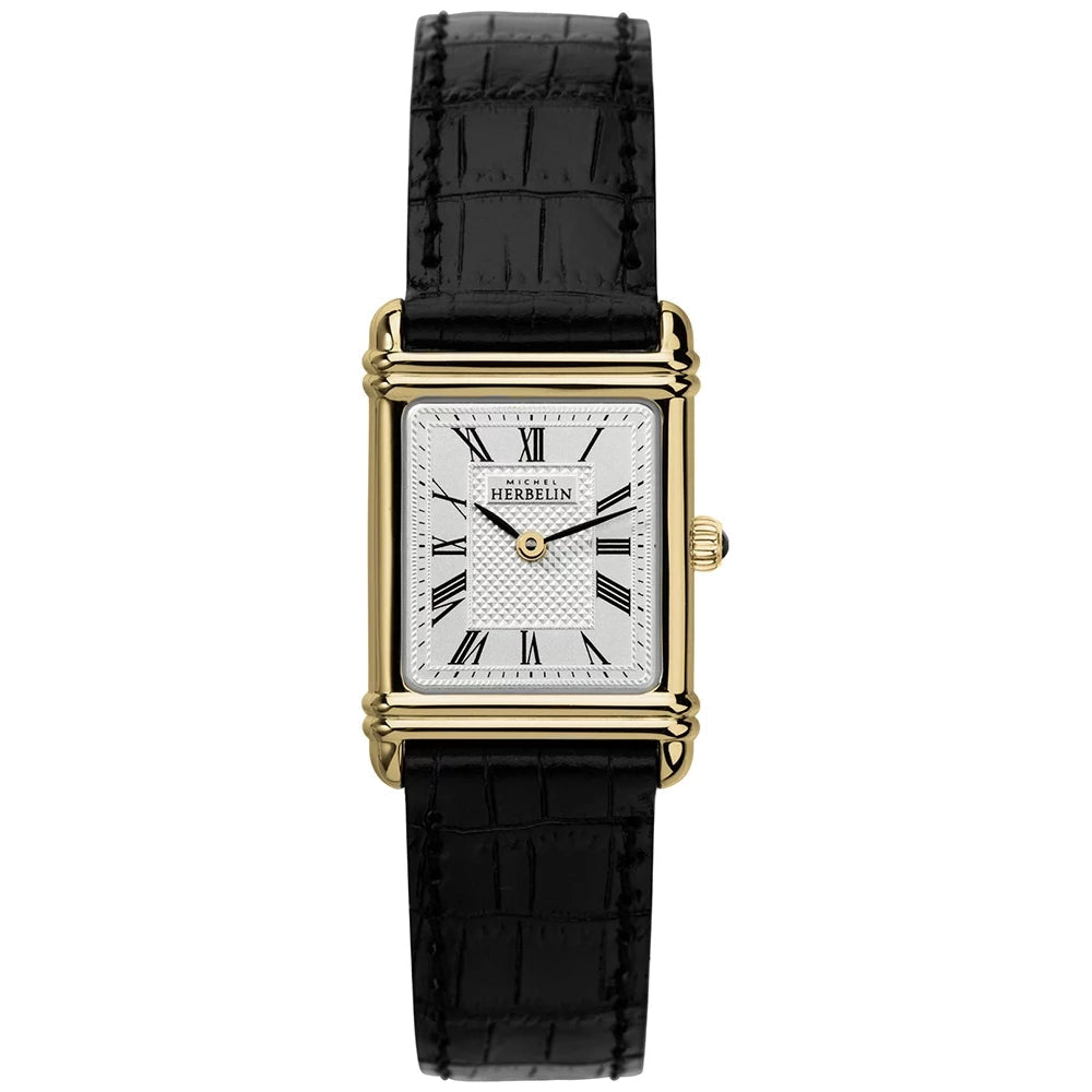 Men's Thin Case Style Men's Watches-Herbelin Classic Ladies White Watch 17478/P08