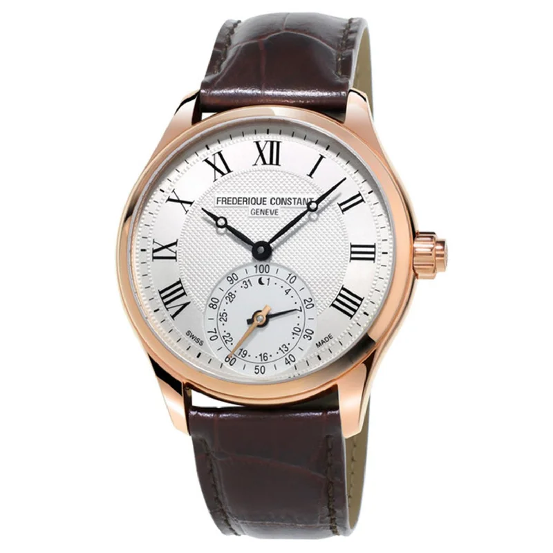 Men's Summer Design Men's Watches-Frederique Constant Watch Men's Horological Smartwatch Classics Rose Gold FC-285MC5B4 Men's Summer Design Men's Watches-Frederique Constant Watch Men's Horological Smartwatch Classics Rose Gold FC-285MC5B4