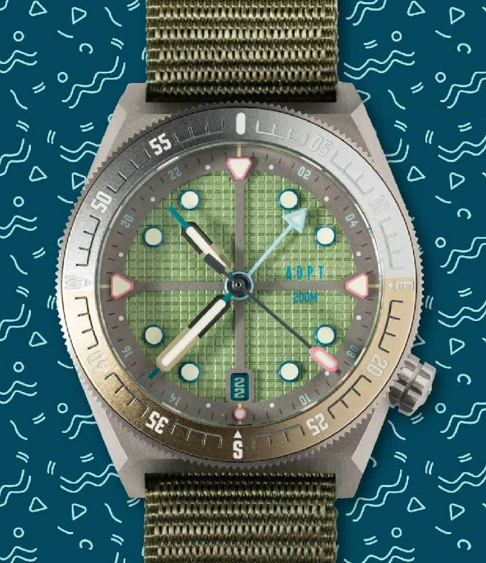 Men's GMT Watches with PVD Coating -​ADPT Series 1 Dual-Time