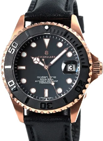 Women's Gift Style Mechanical Watches-Ocean 39 Pink Gold Ceramic
