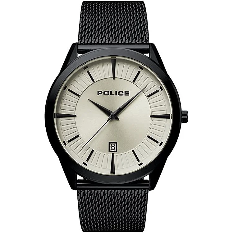 Men's Winter Dress Watches-Police Black Patriot Watch 15305JSB/79MM