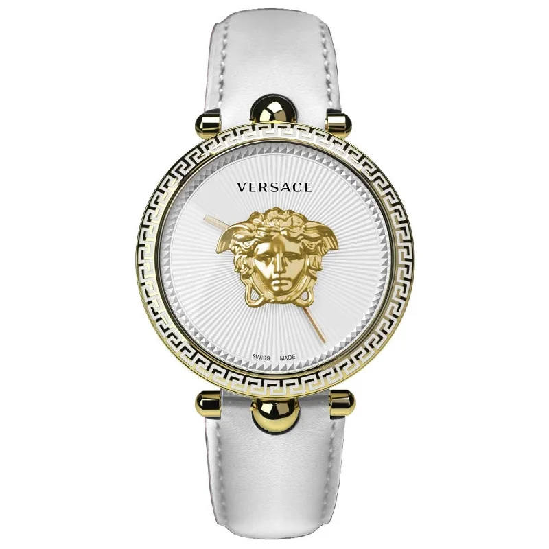 Men's Swiss Watch Repair-Versace Ladies Watch Palazzo Empire 39mm White Gold VECO02022