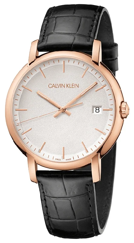 Men's Swiss Mechanical Movement Edition-Calvin Klein Watch Established Rose Gold K9H216C6