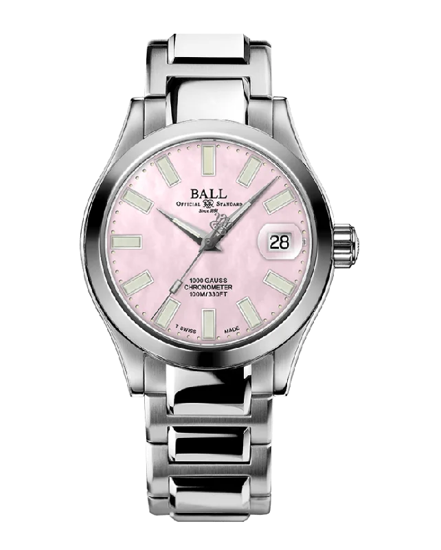 Men's Swiss Kinetic Edition-Ball Ladies Watch Engineer III Marvelight Chronometer Pink NL9616C-S1C-PK Men's Swiss Kinetic Edition-Ball Ladies Watch Engineer III Marvelight Chronometer Pink NL9616C-S1C-PK