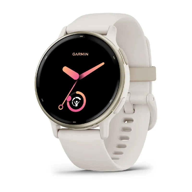 Women's Stylish Design Mechanical Watches-Orologio Garmin Vivoactive 5 Cream gold & Ivory 010-02862-11 Women's Stylish Design Mechanical Watches-Orologio Garmin Vivoactive 5 Cream gold & Ivory 010-02862-11