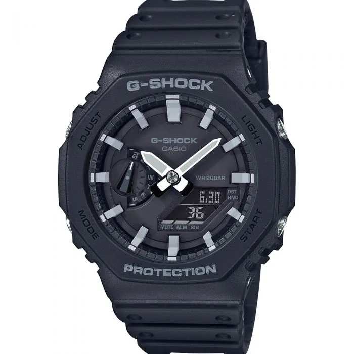 Mens Modern Design Smart Watches-G-Shock GA2100-1A Black 'CasiOak'