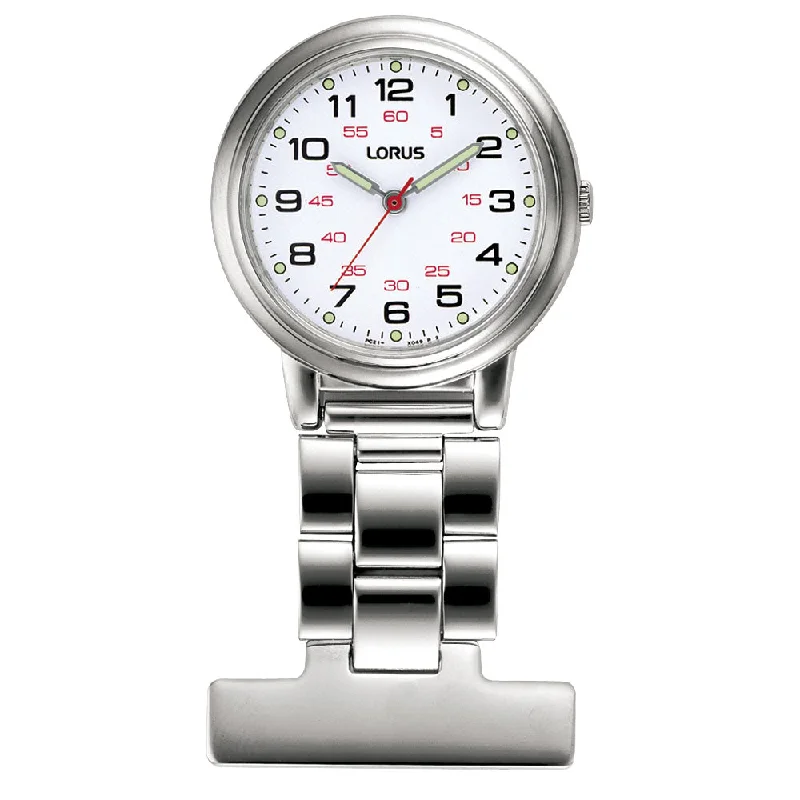 Men's Cushion Case Style Digital Watches-Lorus RG251CX-9 Nurse Fob Watch