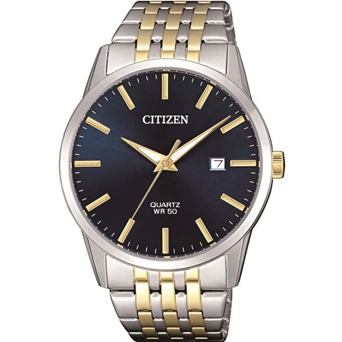 Men's Engraved Style Men's Digital Watches-Citizen Quartz BI5006-81L
