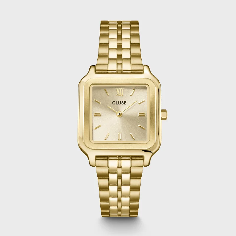 Women's Fashionable Style Women's Mechanical Watches-Gracieuse Watch Steel, Full Gold Colour