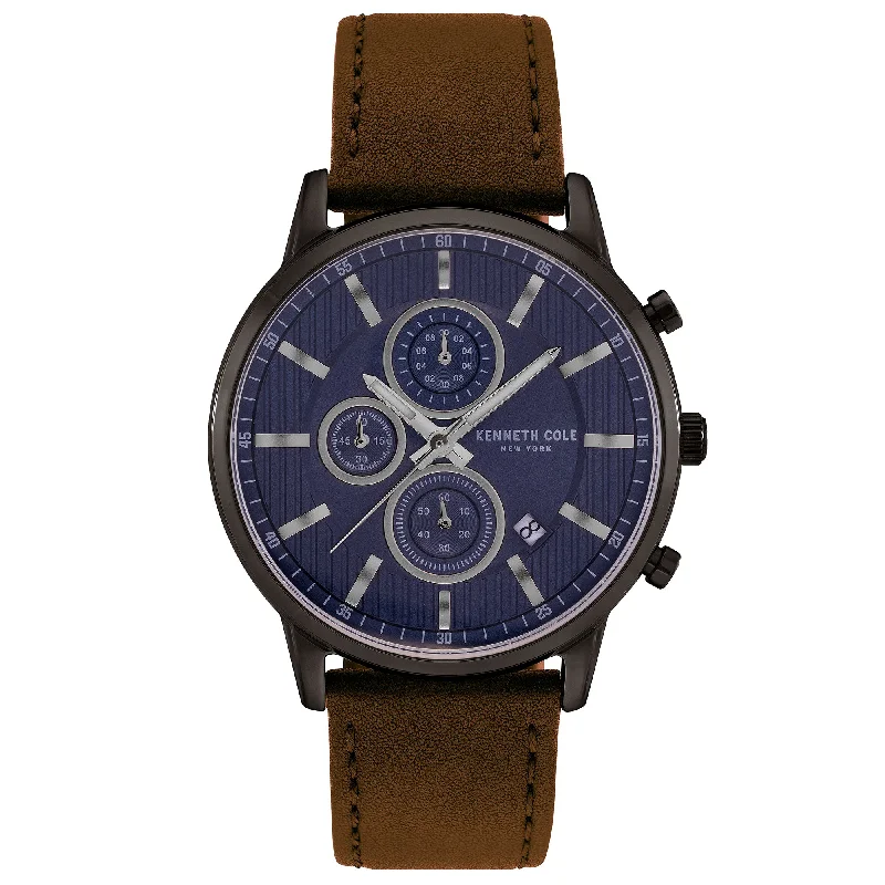 Men's Winter Design Dress Watches-Kenneth Cole Men's Brown Watch KC50944001
