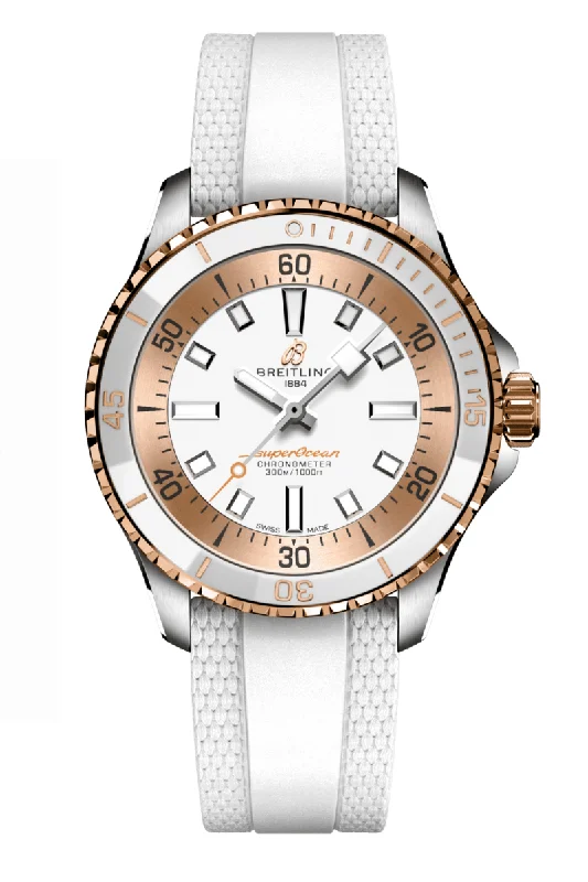 Men's Christmas Gift Design Dress Watches-Breitling Superocean Automatic 36 U173771A1A1S1