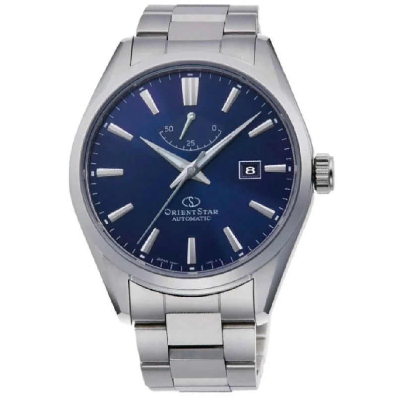 Men's Formal Event Style Men's Watches-Orient Star Basic Date Classic Men's Silver Watch RE-AU0403L00B