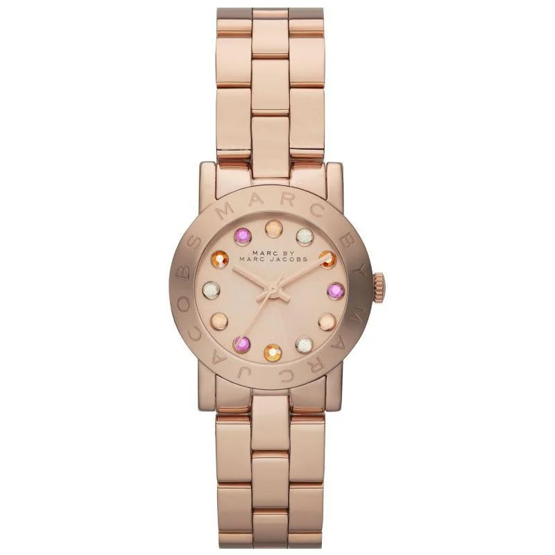 Men's Date Night Slim Watches-Marc Jacobs MBM3219 Ladies AMY Dexter Rose Gold Watch