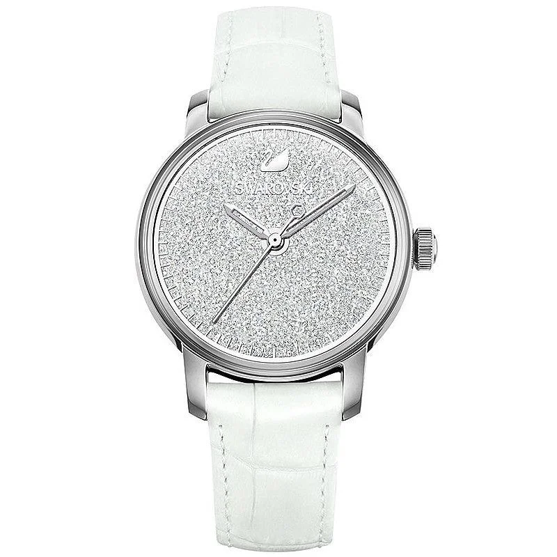 Men's Swiss Anniversary Edition-Swarovski Watch Crystalline Hours White 5218899