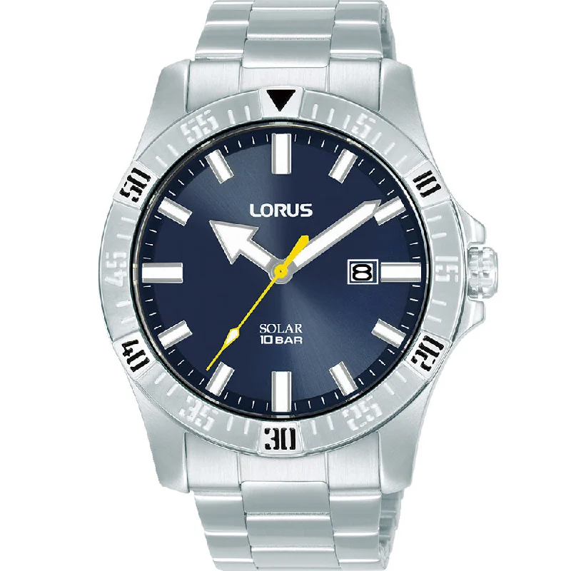 Men's Solar Powered Watch Office Wear Edition-Lorus RX379AX-9 Sports Solar